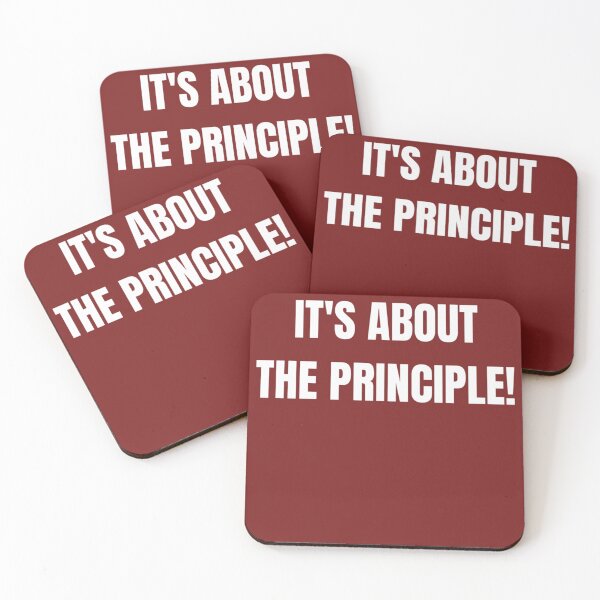 Item preview, It's about the principle! Black designed and sold by KylaBradtke.