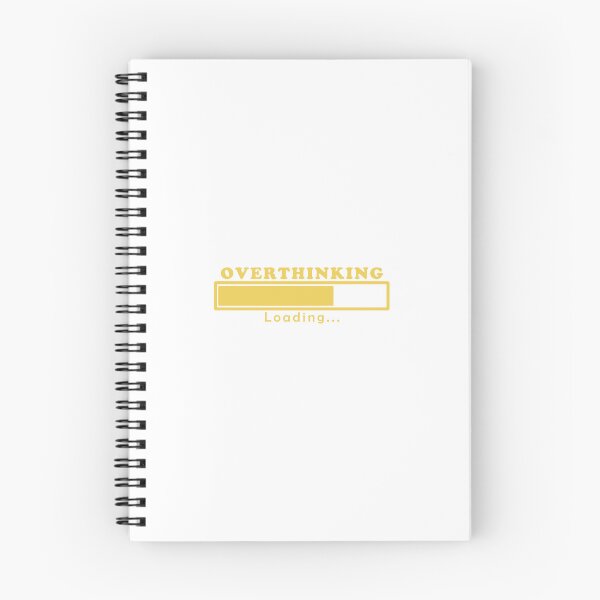 Item preview, Cute Funny Aesthetic Yellow Overthinking Design designed and sold by Dr3amsInInk.