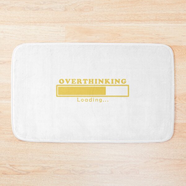 Item preview, Cute Funny Aesthetic Yellow Overthinking Design designed and sold by Dr3amsInInk.