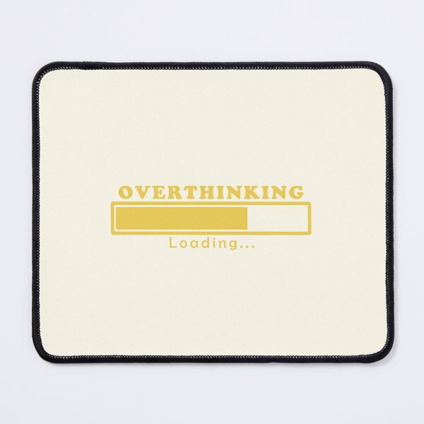 Item preview, Cute Funny Aesthetic Yellow Overthinking Design designed and sold by Dr3amsInInk.