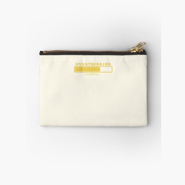 Item preview, Cute Funny Aesthetic Yellow Overthinking Design designed and sold by Dr3amsInInk.