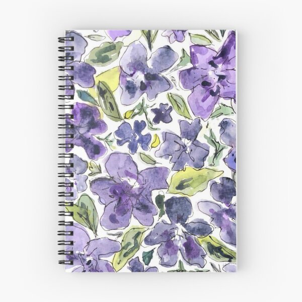 Item preview, Purple Flowers & Greenery designed and sold by vicnat.