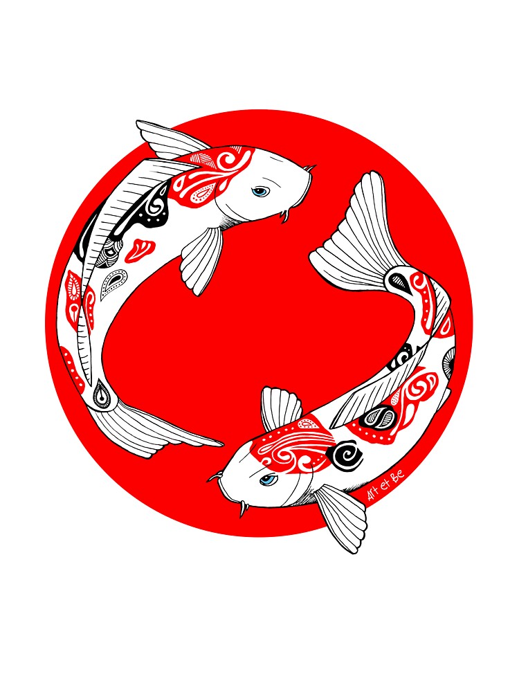 Japanese Koi Baby One Piece By Artetbe Redbubble