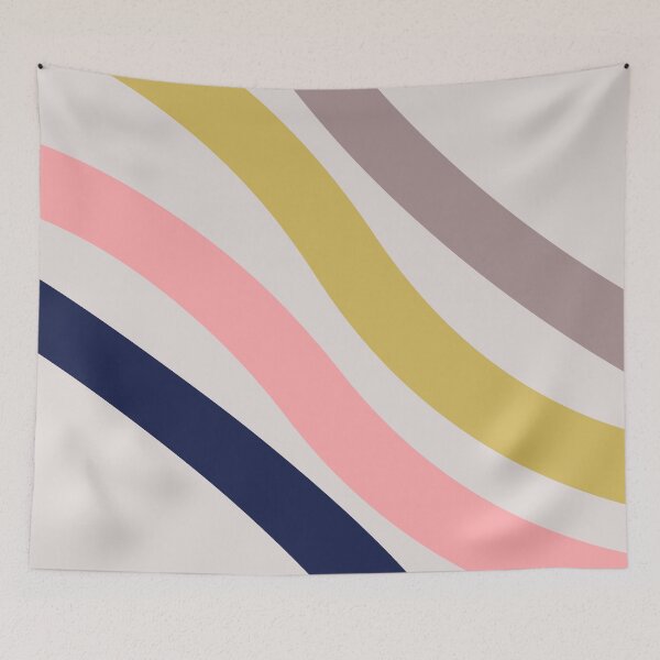 Item preview, Colorful diagonal retro lines designed and sold by BattaAnastasia.