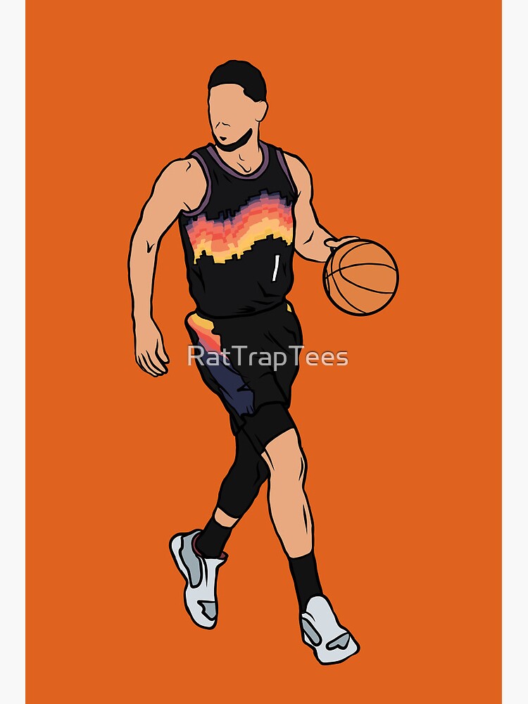 Devin Booker Back-To Framed Art Print for Sale by RatTrapTees