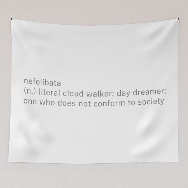 Item preview, Nefelibata Daydreamer and Cloudwalker Definition designed and sold by ShopMerakiArt.