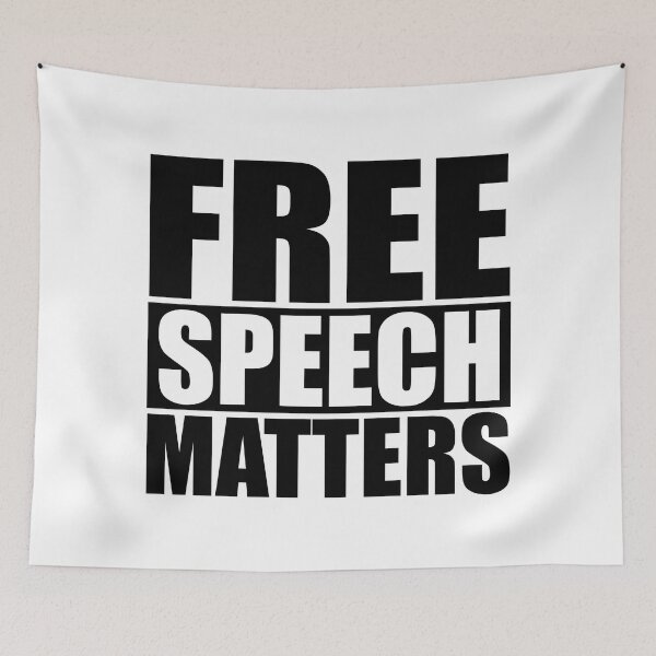 Item preview, Louder With Crowder Merch Free Speech Matters designed and sold by BenRyme.
