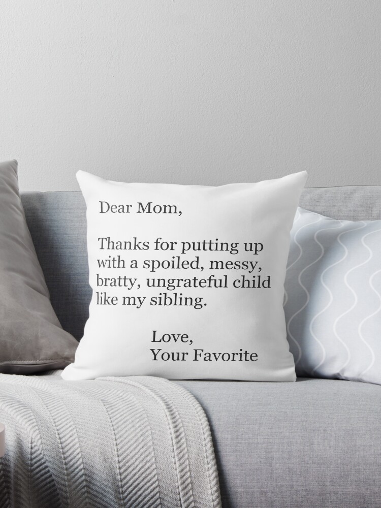 Gifts for Mom, Christmas Birthday Gifts for Mom, Pillow to My Mom