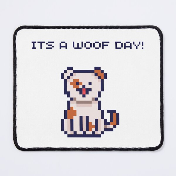 Item preview, IT'S A WOOF DAY - PIXEL EDITION designed and sold by leveluppixel.