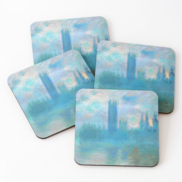 Item preview, The Houses of Parliament, Sunset 4 | Monet | High Contrast designed and sold by Oliveirallan.