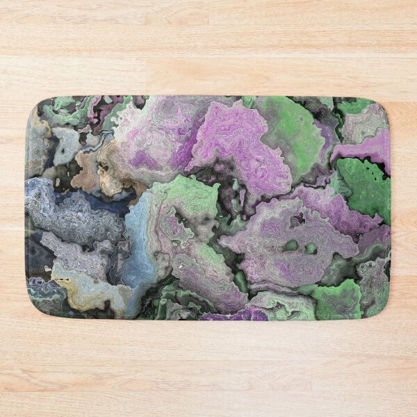 Item preview, Marble Look Digitally Created Limestone Layers Coloration Integration Lilac Green Blue Gray Cream Beige 1 of 2 designed and sold by Beachy.