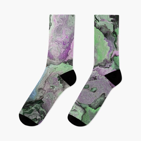 Item preview, Marble Look Digitally Created Limestone Layers Coloration Integration Lilac Green Blue Gray Cream Beige 1 of 2 designed and sold by Beachy.