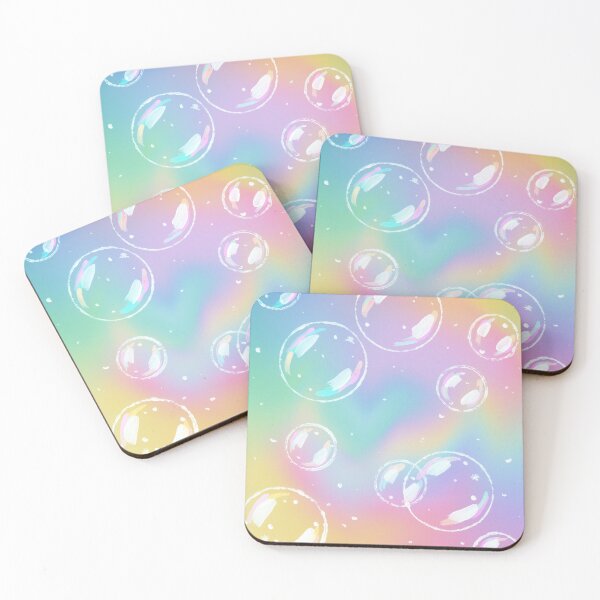 Item preview, Cute colorful bubbles acrylic  designed and sold by JaneVirak.