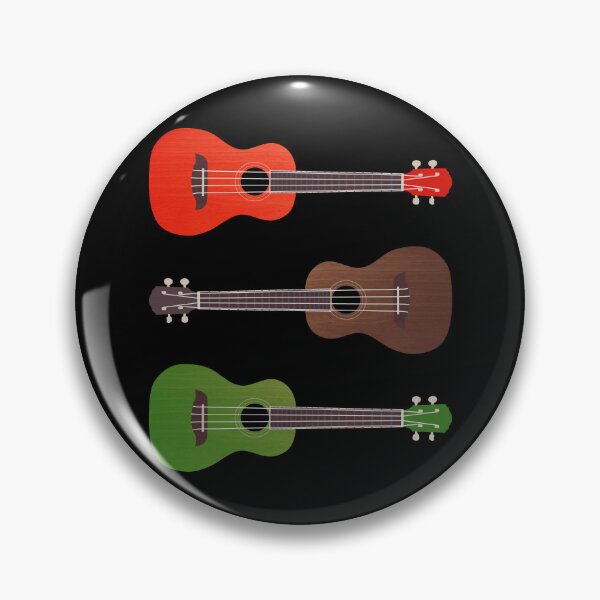 Item preview, Colourful Ukelele Collection - Red, green and brown wood grained designed and sold by Grepthor.