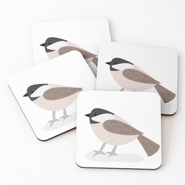 Item preview, Chickadee - cute backyard bird designed and sold by Shiny Happy World.