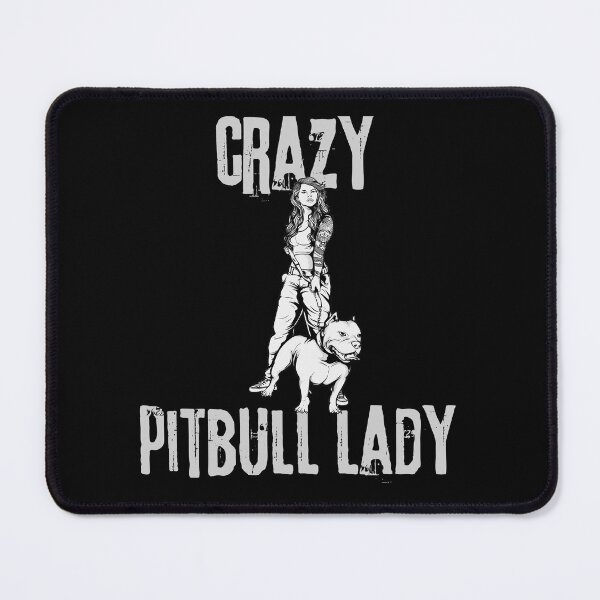 Item preview, crazy pitbull lady designed and sold by pat227jc.