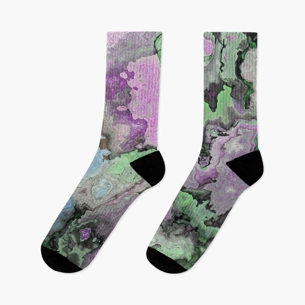 Item preview, Marble Look Digitally Created Limestone Layers Coloration Integration Lilac Green Blue Gray Cream Beige 2 of 2 designed and sold by Beachy.