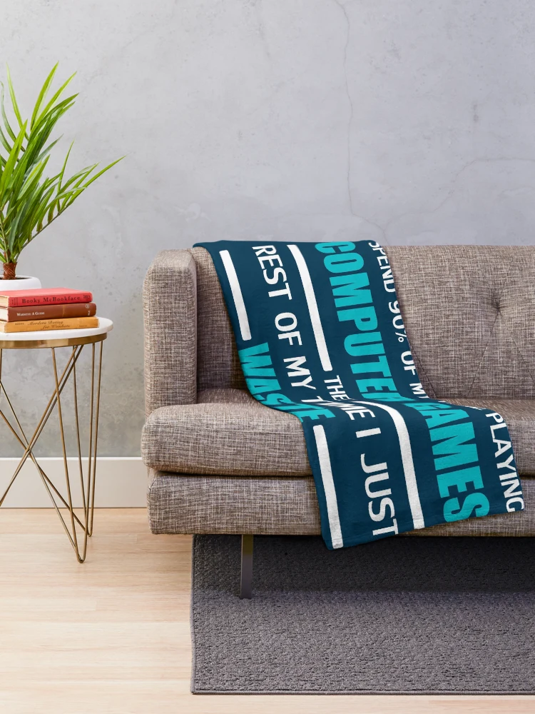 Thumbnail 2 of 6, Throw Blanket, Computer Gaming designed and sold by RixzStuff.
