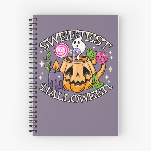 Item preview, Sweetest Halloween, Cute Halloween Pumpkin Design, Purple Lilac Background designed and sold by TrulyEpoque.
