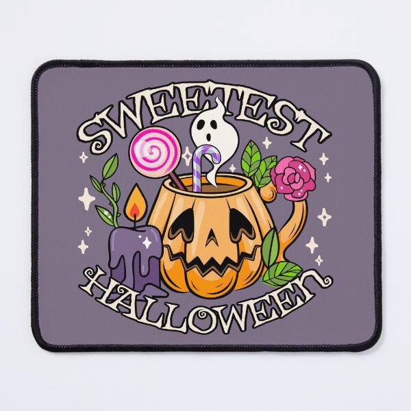 Item preview, Sweetest Halloween, Cute Halloween Pumpkin Design, Purple Lilac Background designed and sold by TrulyEpoque.