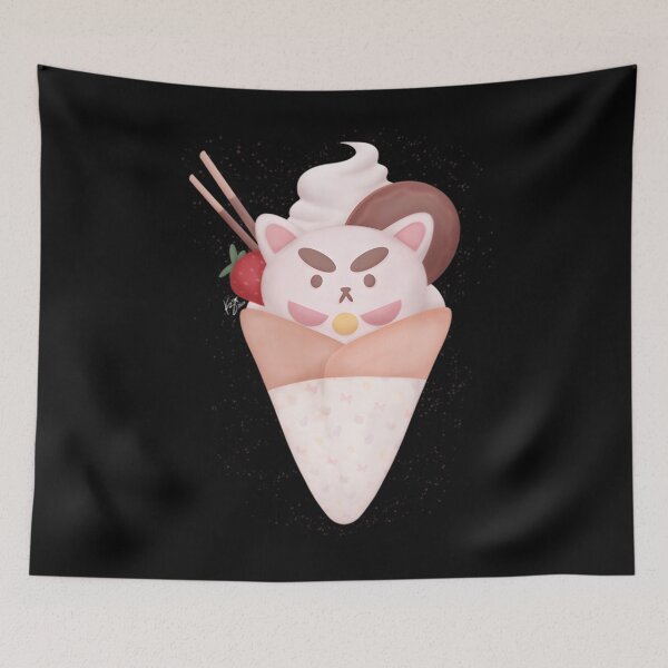 Item preview, Puppycat Ice Cream Crepe   Classic  designed and sold by toigerdeleef.