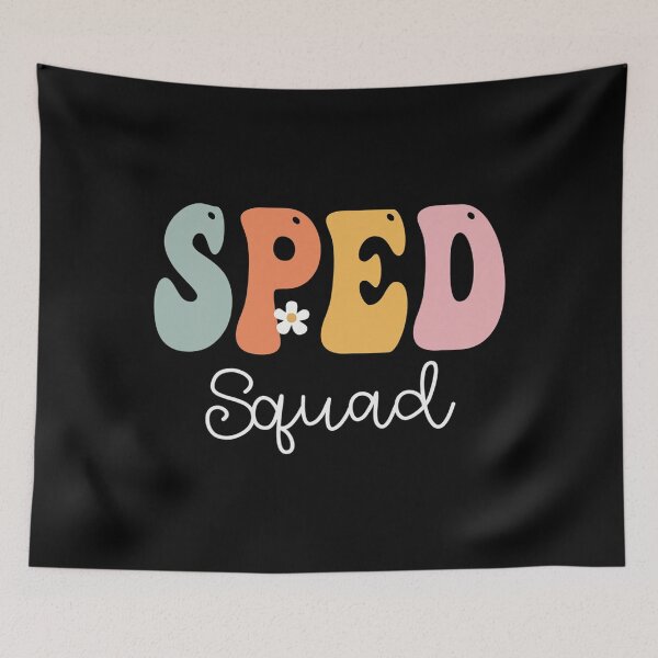 Item preview, Sped Squad Retro Groovy Vintage Happy First Day Of School designed and sold by teemingshopping.