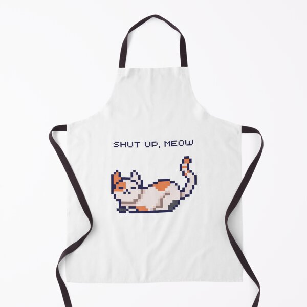 Item preview, shut up meow - pixel edition designed and sold by leveluppixel.