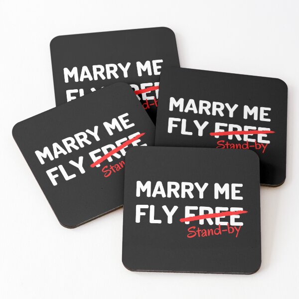 Item preview, Pilot humor: Marry me, Fly free - Stand by designed and sold by ApparelFactory.