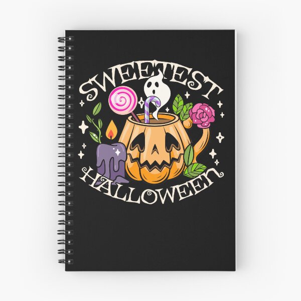 Item preview, Sweetest Halloween, Cute Halloween Pumpkin Design, Black Background designed and sold by TrulyEpoque.