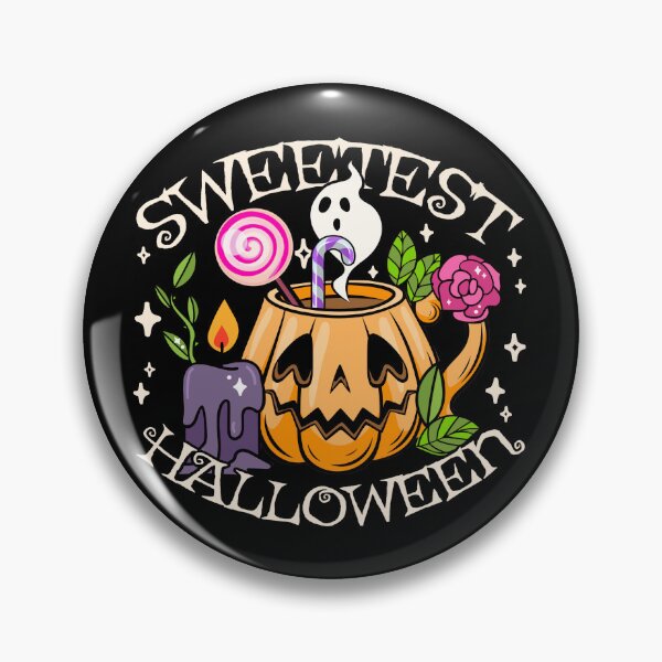 Item preview, Sweetest Halloween, Cute Halloween Pumpkin Design, Black Background designed and sold by TrulyEpoque.