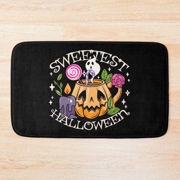 Item preview, Sweetest Halloween, Cute Halloween Pumpkin Design, Black Background designed and sold by TrulyEpoque.