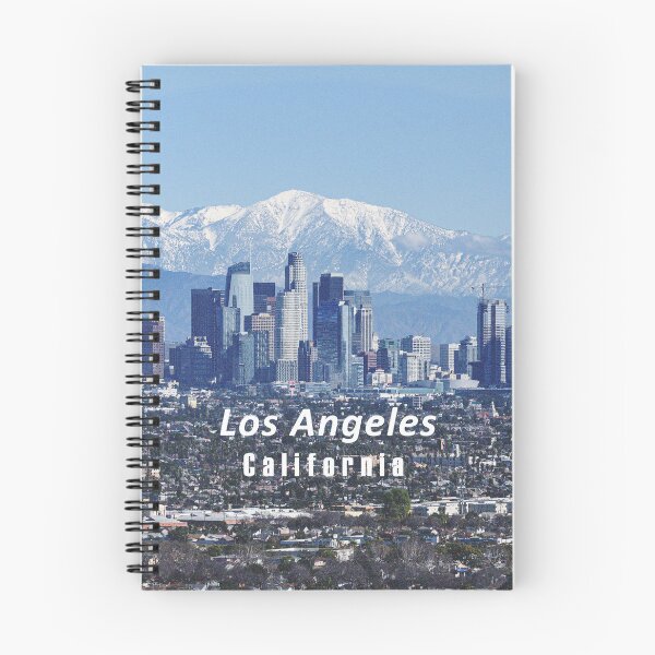 Item preview, Los Angeles, California - Beautiful Los Angeles Skyline & Mountains designed and sold by leemcnut.