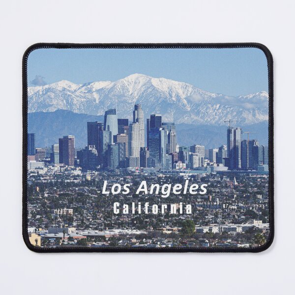 Item preview, Los Angeles, California - Beautiful Los Angeles Skyline & Mountains designed and sold by leemcnut.