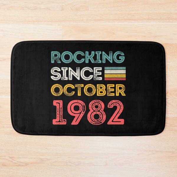 Item preview, Retro Rocking Since October 1982 For Birthday Month And Year As A October Birthday Quotes designed and sold by Funwithmusic.