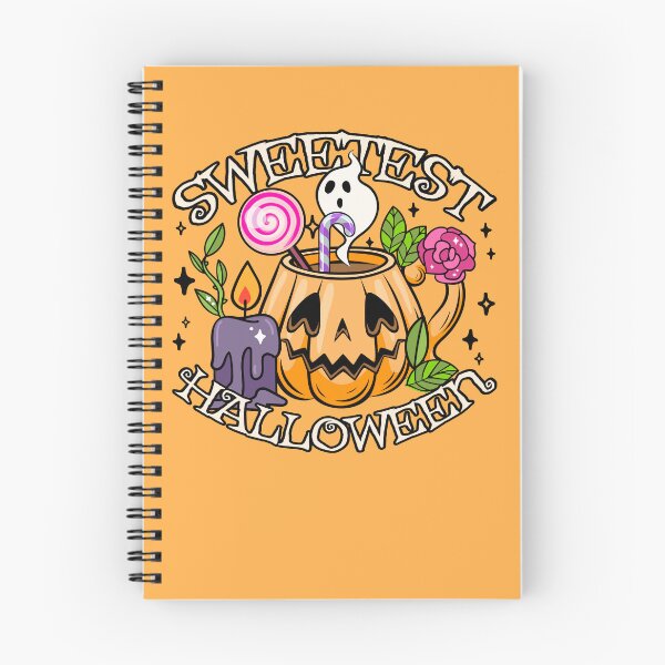 Item preview, Sweetest Halloween, Cute Halloween Pumpkin Design, Orange Background designed and sold by TrulyEpoque.