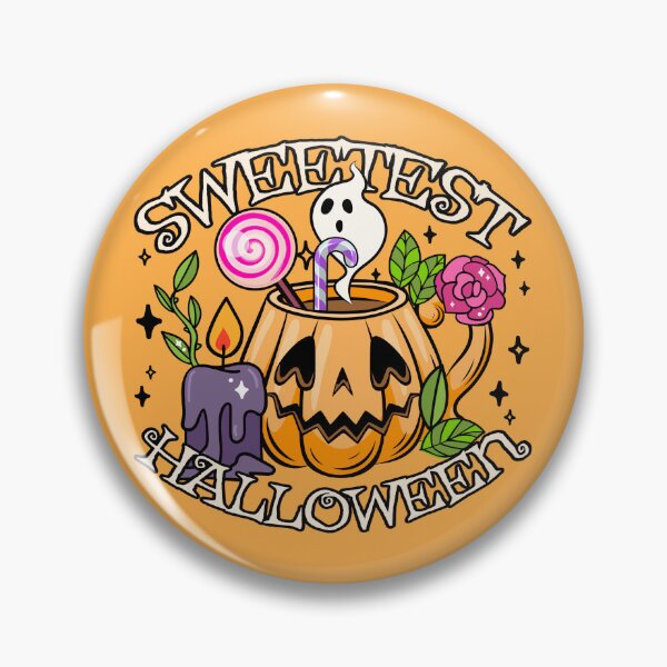 Item preview, Sweetest Halloween, Cute Halloween Pumpkin Design, Orange Background designed and sold by TrulyEpoque.
