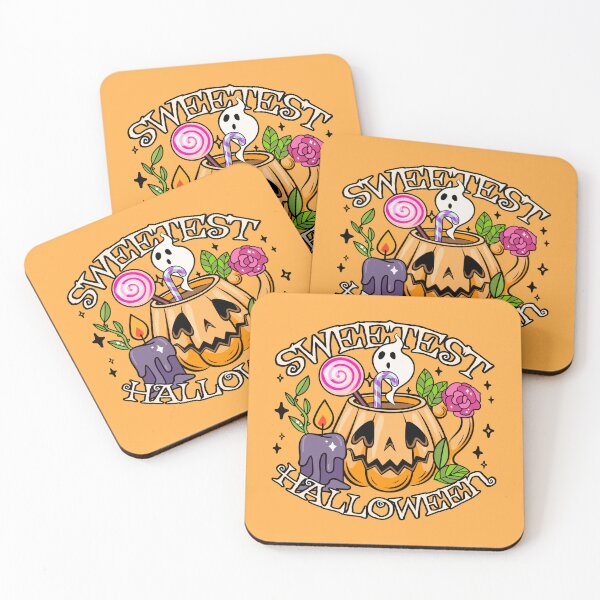 Item preview, Sweetest Halloween, Cute Halloween Pumpkin Design, Orange Background designed and sold by TrulyEpoque.