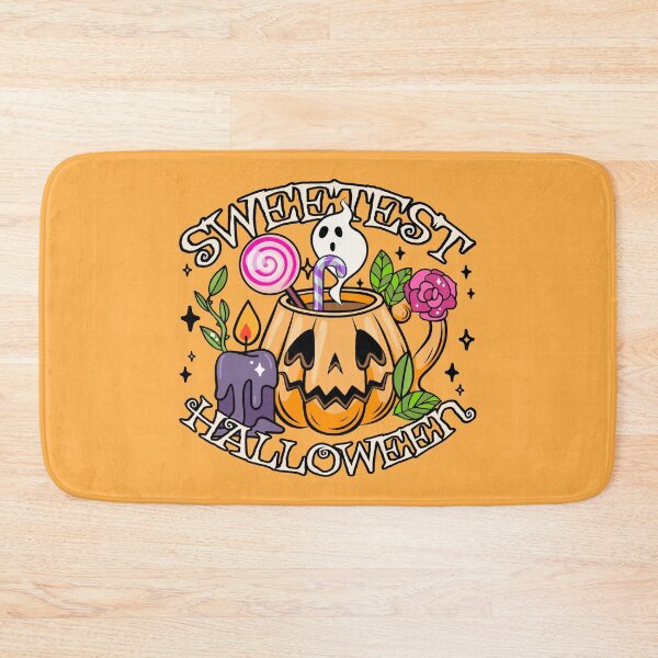 Item preview, Sweetest Halloween, Cute Halloween Pumpkin Design, Orange Background designed and sold by TrulyEpoque.