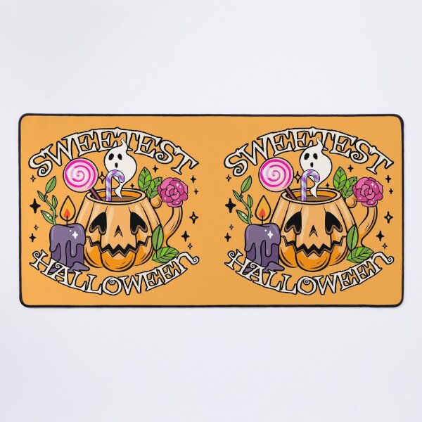 Item preview, Sweetest Halloween, Cute Halloween Pumpkin Design, Orange Background designed and sold by TrulyEpoque.