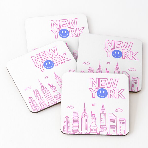 Item preview, New York Sticker designed and sold by pinkcoast.