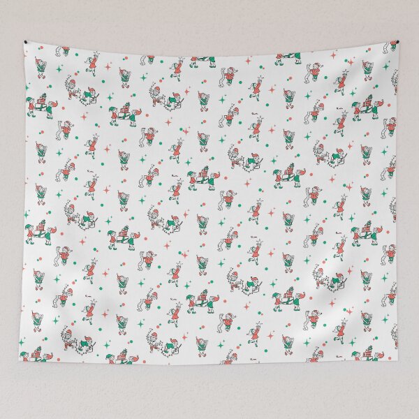 Item preview, Elf Pattern designed and sold by KatieChapmanArt.