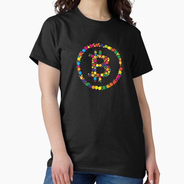 Item preview, Bitcoin - logo with multicolor effect designed and sold by AnassBachar.