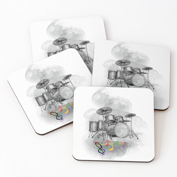 Item preview, DRUMS AND MUSİC NOTES designed and sold by TolgaOkanAydin.