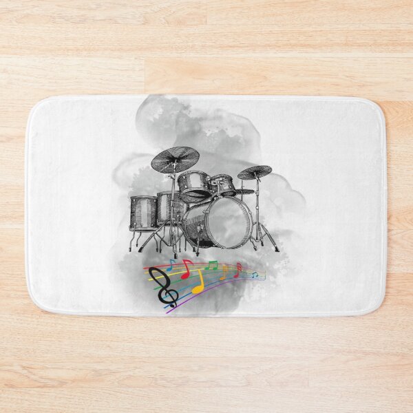 Item preview, DRUMS AND MUSİC NOTES designed and sold by TolgaOkanAydin.