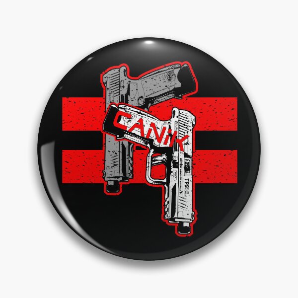 Item preview, Canik TP-9 TP9 Pistol 3D Retro Anime Gun - Cyberpunk - Grey Wolf designed and sold by Warhawk Designs.