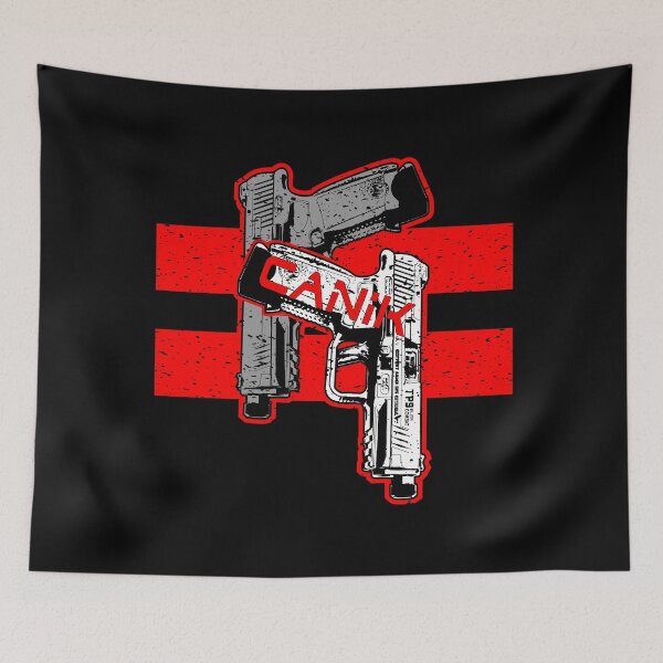 Item preview, Canik TP-9 TP9 Pistol 3D Retro Anime Gun - Cyberpunk - Grey Wolf designed and sold by Warhawk Designs.