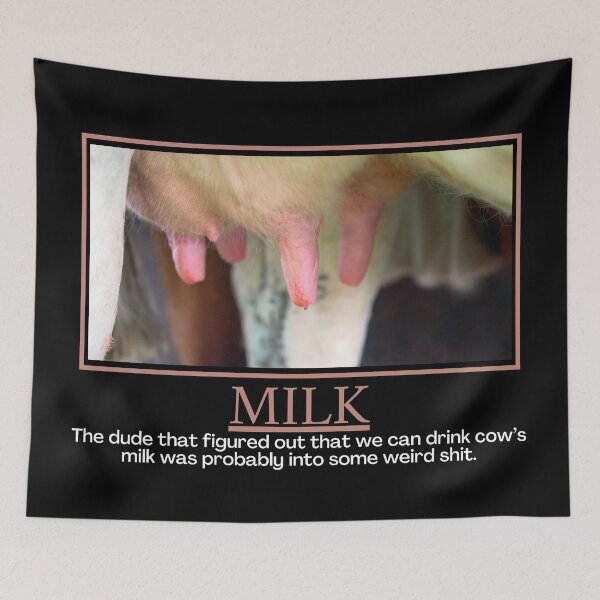 Item preview, Milk- Demotivational Poster designed and sold by DesignsByDaddy.