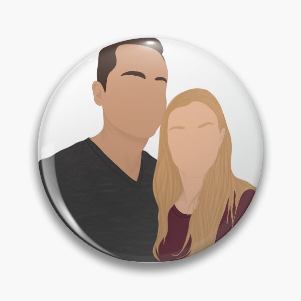 Item preview, Tracy and Jesse selfie no background  designed and sold by Alliesart5021.