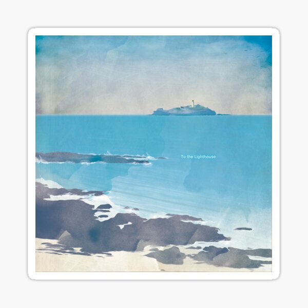 Item preview, To the Lighthouse, Virginia Woolf Literary Art for Book Lovers designed and sold by RedHillPrints.