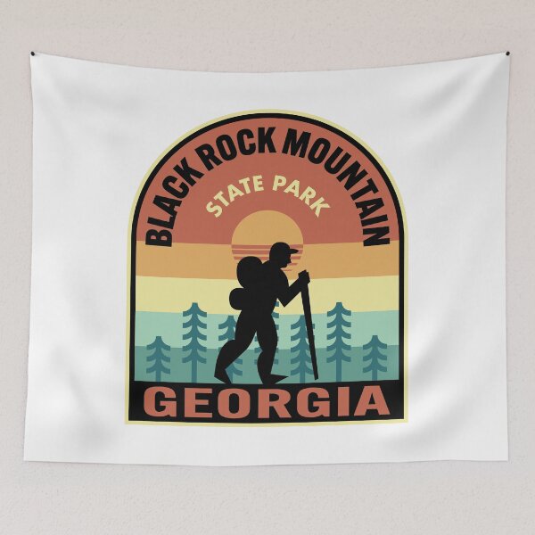 Item preview, Black Rock Mountain State Park Georgia Retro Hiking designed and sold by HalpinDesign.